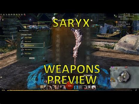 saryx weapons gw2